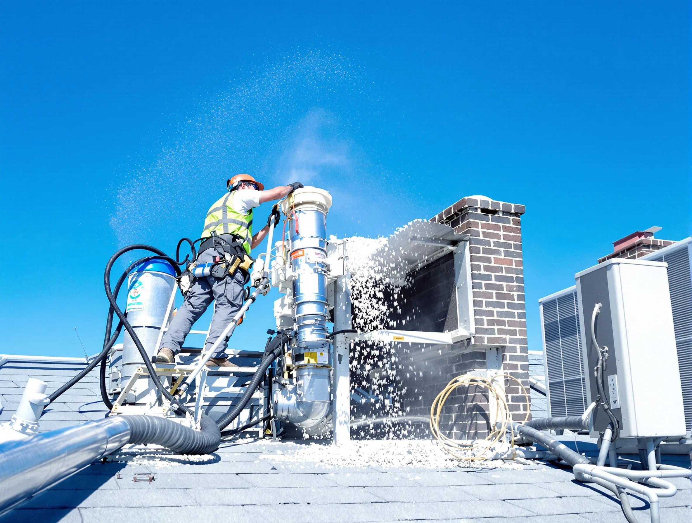 Expert roof dryer vent cleaning by Murrysville Dryer Vent Cleaning in Murrysville