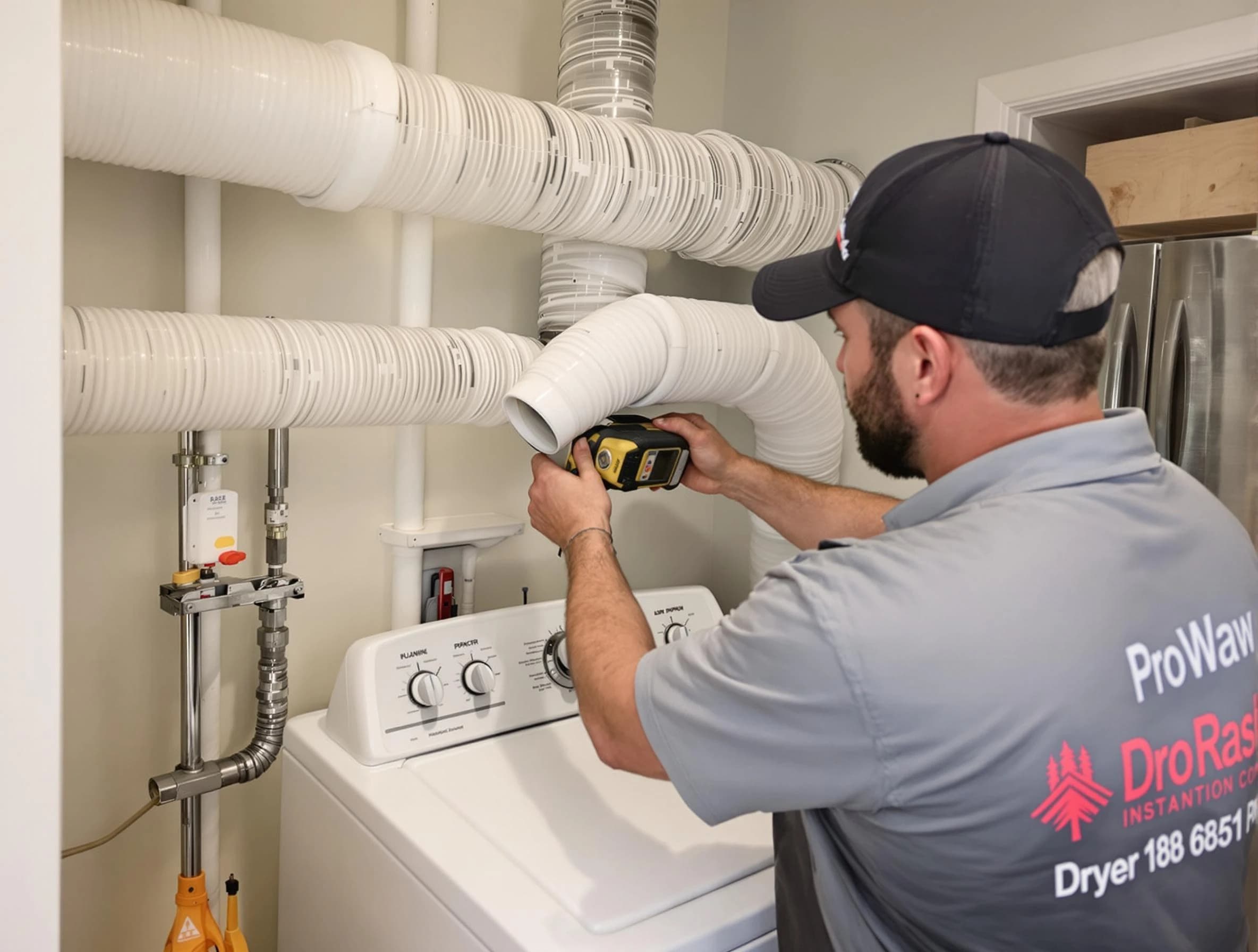 Professional dryer vent hose installation by Murrysville Dryer Vent Cleaning in Murrysville