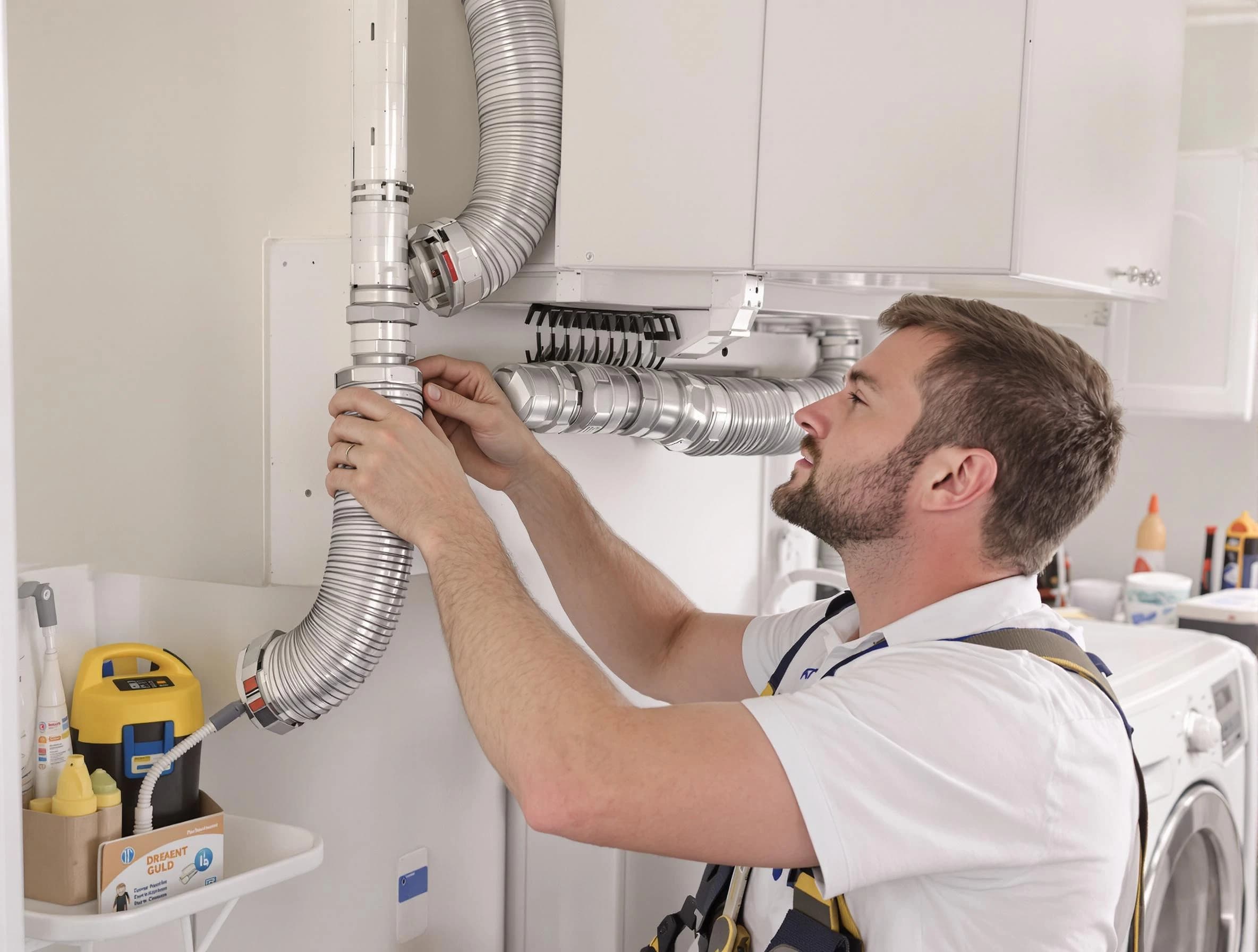 Professional dryer vent repair and installation by Murrysville Dryer Vent Cleaning in Murrysville