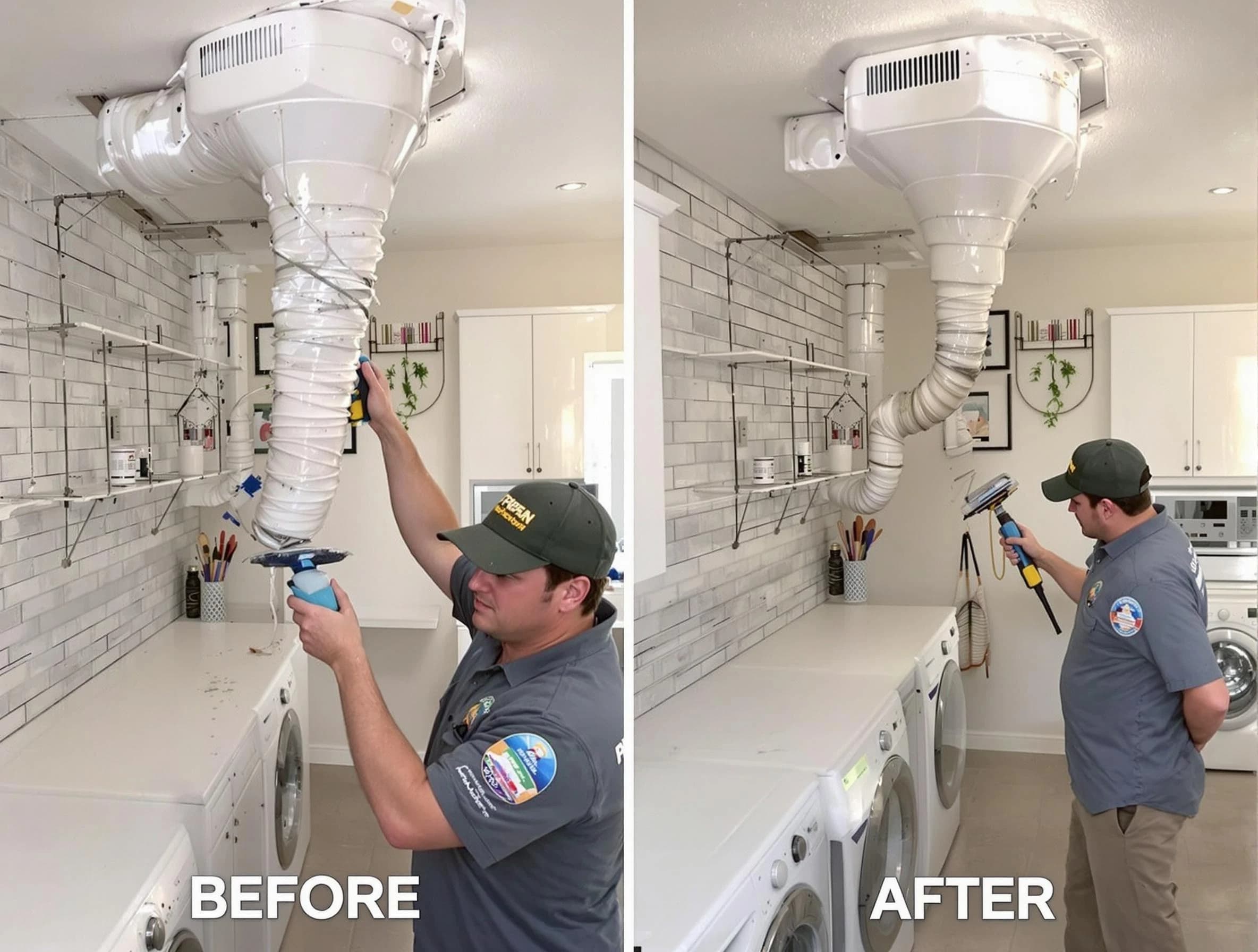 Professional dryer exhaust vent cleaning by Murrysville Dryer Vent Cleaning in Murrysville