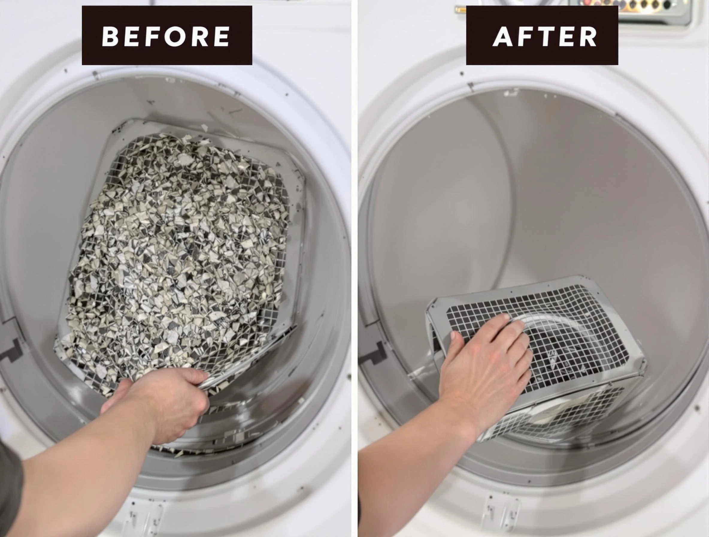 Professional lint trap cleaning by Murrysville Dryer Vent Cleaning in Murrysville