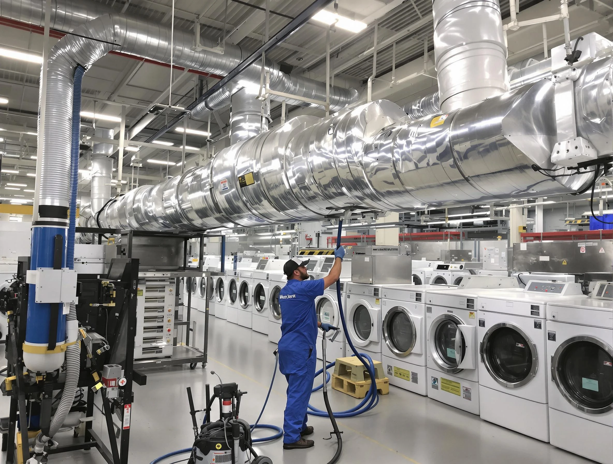 Murrysville Dryer Vent Cleaning team performing heavy-duty industrial dryer vent cleaning in Murrysville